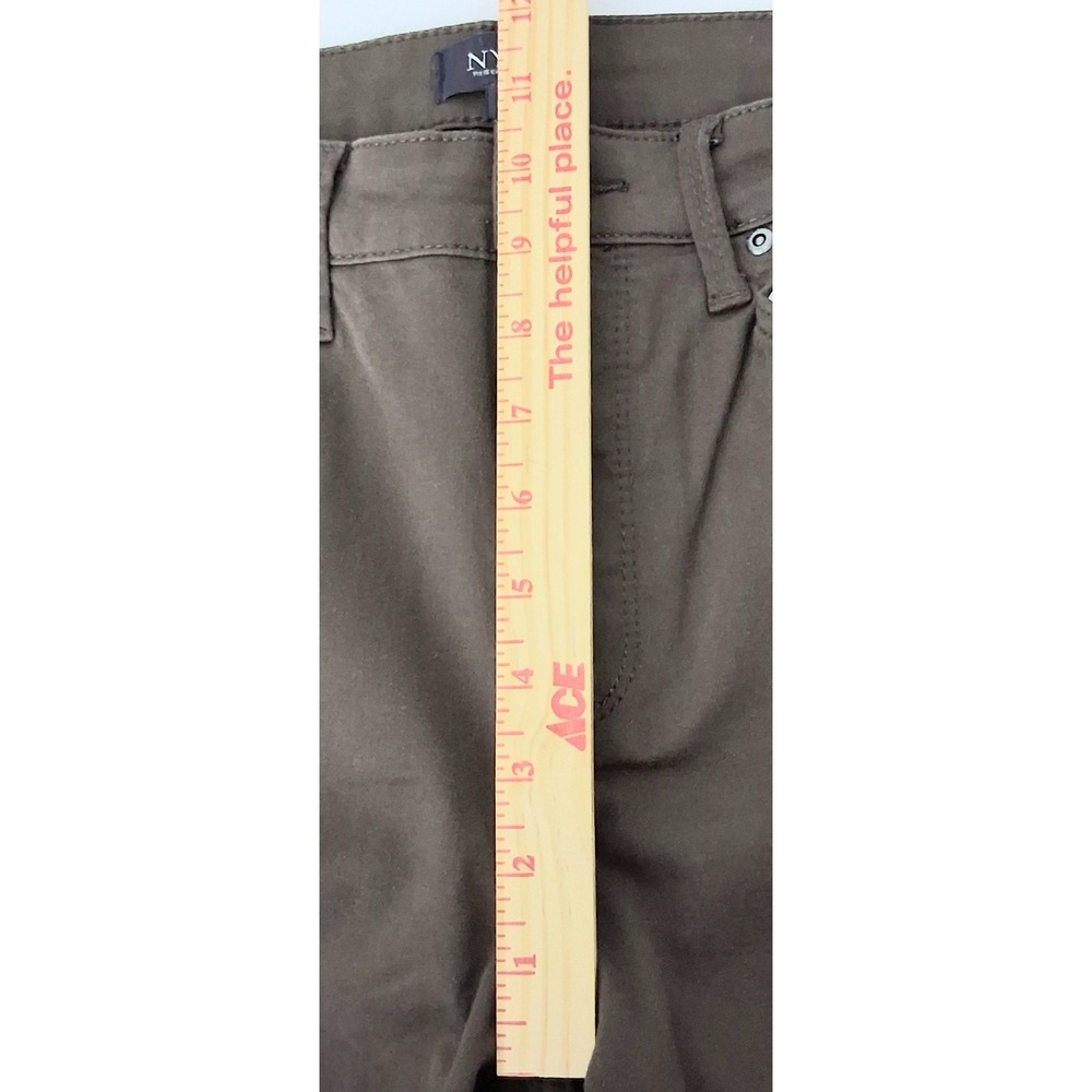 NYDJ Billie Mini Bootcut Jeans Women's Size 6 Brown Stretch Lift Tuck Pre-owned - Picture 11 of 14